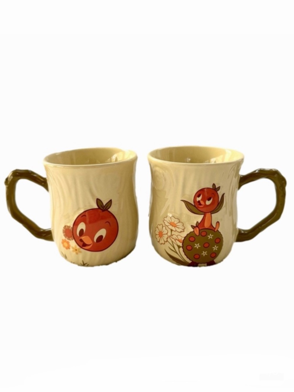 2 Disney Orange Bird 2023 Epcot Flower Garden Festival Ceramic Disney Parks Mug